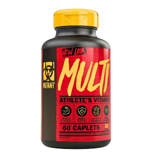 Mutant Multi Athlete's Vitamin 60 Tabletten, Vitamine und Mineralstoffe für Sportler, Unterstützung für Muskeln und Immunsystem