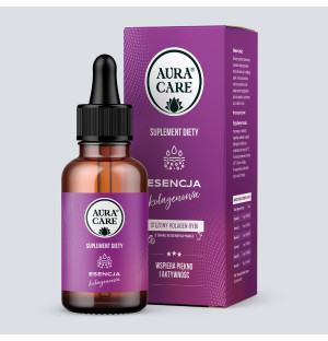 Aura Care Collagen Essence 50 ml – fish collagen, B vitamins, skin, hair and nail support, regeneration