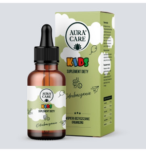 Aura Care Kids Entwurmung 50 ml Flasche – Nahrungsergänzungsmittel für Kinder zur Unterstützung der Entschlackung des Körpers