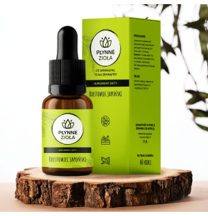 Liquid Herbs Japanese Knotweed 15 ml, dietary supplement in drops, supports immunity, heart, brain, and sugar metabolism
