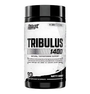 Nutrex Tribulus 1400 – dietary supplement, natural testosterone support, 90 capsules for physically active men