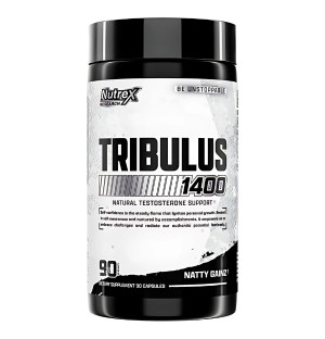 Nutrex Tribulus 1400 – suplement diety, naturalne wsparcie testosteronu, 90 kapsułek dla mężczyzn aktywnych fizycznie