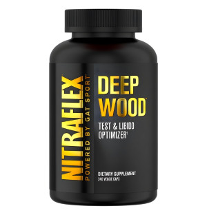 GAT Sport Nitraflex Deep Wood 240 kapsułek – booster testosteronu i libido, naturalne wsparcie witalności, siły i energii