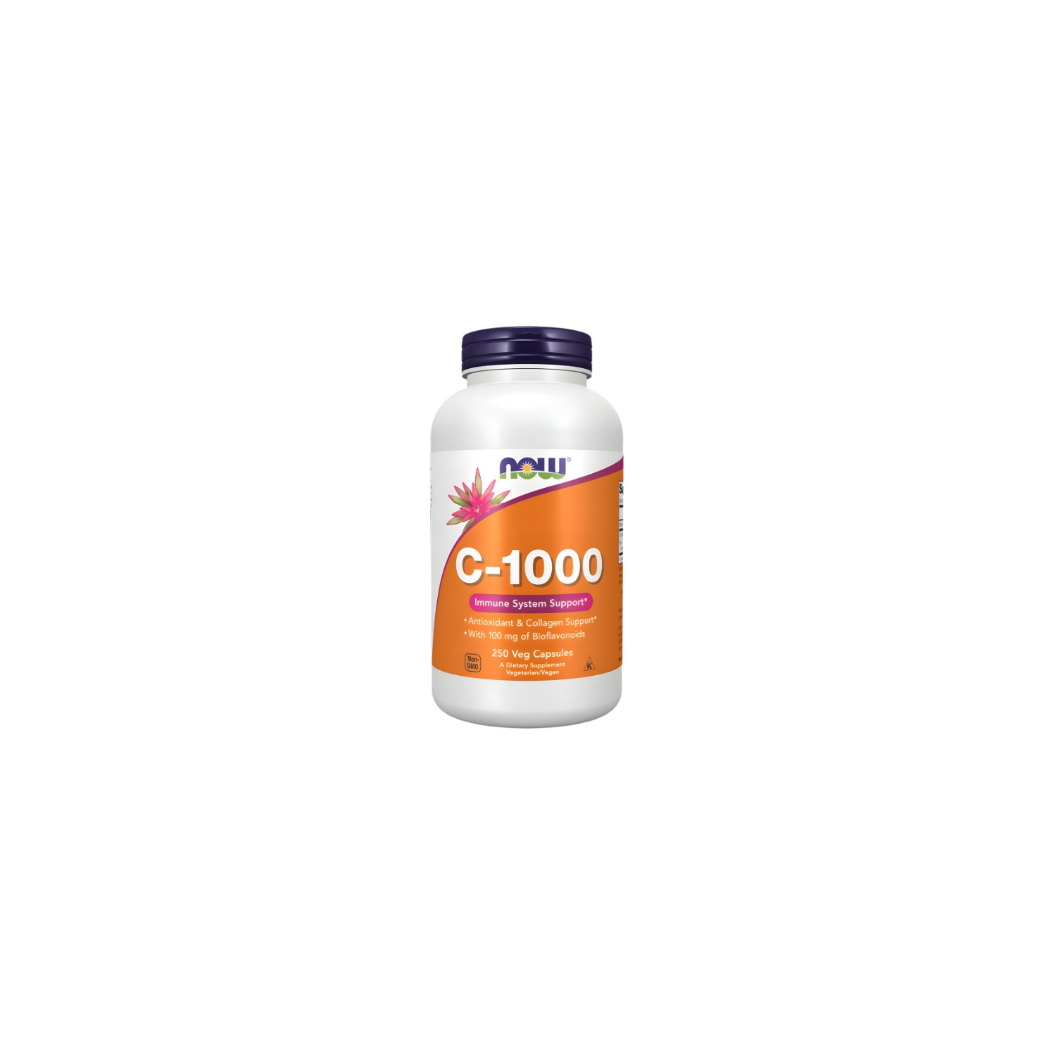 NOW Foods Vitamin C-1000 250 Kapseln – Unterstützung des Immunsystems, antioxidative Wirkung
