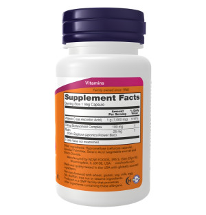 NOW Foods C-1000 Zusammensetzung – 1000 mg Vitamin C, Zitrusbioflavonoide, Rutin, natürliche Unterstützung des Immunsystems
