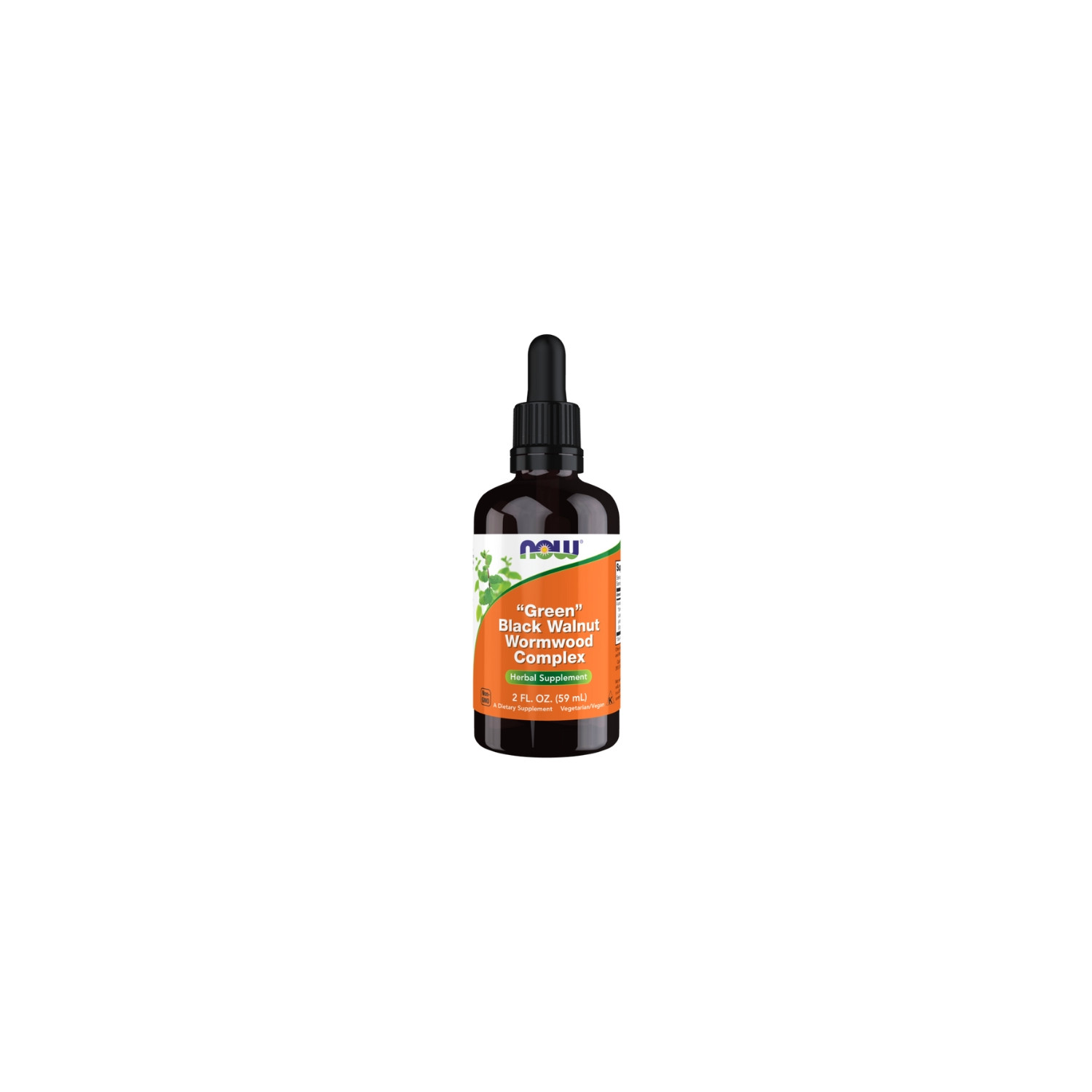 NOW Foods Green Black Walnut Wormwood Complex 59 ml – herbal supplement supporting body cleansing NOW Foods Green Black Walnut Wormwood Complex 59 ml – herbal supplement supporting body cleansing