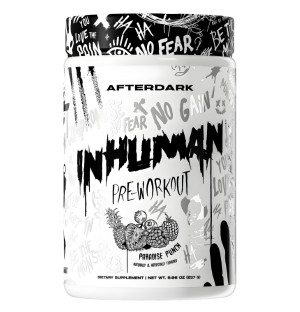 AfterDark INHUMAN Pre-Workout Paradise Punch 257 g – a powerful training formula with vitamins and a muscle pump booster