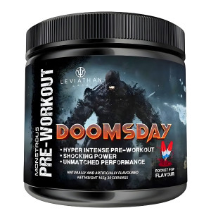 Leviathan Labz Doomsday 165 g – an extreme pre-workout supplement from Rocket Pop that increases energy, strength