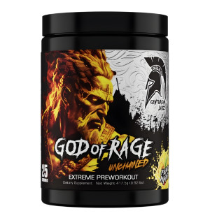 Centurion Labz God of Rage Unchained Peach Mango – intensives Pre-Workout-Supplement mit Pfirsich-Mango-Geschmack