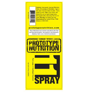 Prototype Nutrition 11 Spray skład i sposób użycia – spray do stosowania na skórę, wspomaga redukcję tłuszczu.
