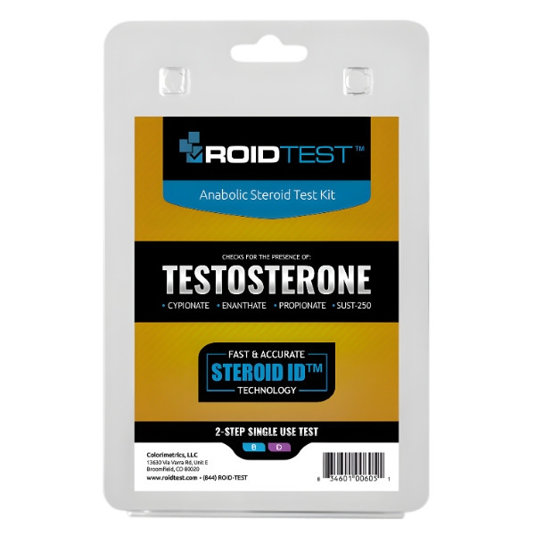 RoidTest Anabolic Steroid Test Kit – Testkit zum Nachweis von Testosteron Cypionate, Enanthate, Propionate und Sust-250