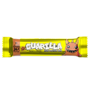 FA Guarilla High Protein Bar 49 g – nut and caramel flavoured protein bar, no added sugar, contains 26% protein