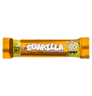 FA Guarilla High Protein Bar 49 g – vanilla and caramel flavoured protein bar, no added sugar, contains 26% protein