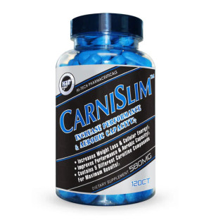 Carnislim Hi-Tech Pharmaceuticals Nahrungsergänzungsmittel Fettverbrenner Carnitin-Komplex 120 Tabletten Leistungssteigerung