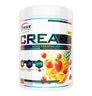 Genius Nutrition Crea X5 Strawberry Pineapple – liposomalna kreatyna monohydrat, opakowanie 300 g, suplement kreatynowy