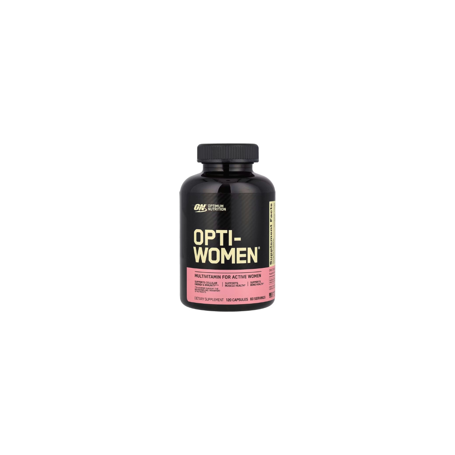 Optimum Nutrition Opti-Women Multivitamin für Frauen, Nahrungsergänzungsmittel 120 Kapseln, unterstützt Energie und Immunität