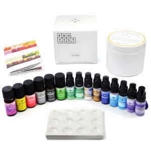 Full PRO Test for substance identification – complete set of chemical reagents, eleven colorimetric reagents