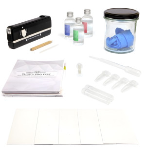 Pełny PRO Test na Czystość Substancji – kompletny zestaw chromatografii cienkowarstwowej (TLC), kompletne narzędzie