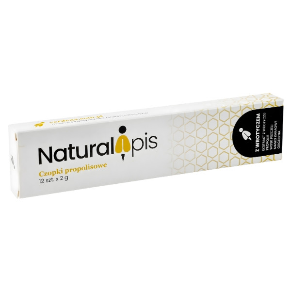 NaturalApis Propolis-Zäpfchen mit Rainfarn – Packung mit 12 Stück, natürliche Zäpfchen mit Propolis und Rainfarn