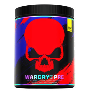 Genius Nutrition Warcry Pre V4 American Cola – pre workout 400 g, mocna przedtreningówka, kofeina, energia