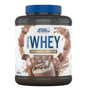 Applied Nutrition Critical Whey Chocolate Milkshake 2000 g – whey protein, 20.3 g of protein, chocolate milkshake flavour
