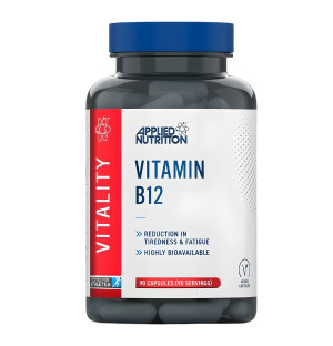 Applied Nutrition Vitamin B12 90 Kapseln – Vitamin B12, Verringerung von Müdigkeit und Erschöpfung, hohe Bioverfügbarkeit