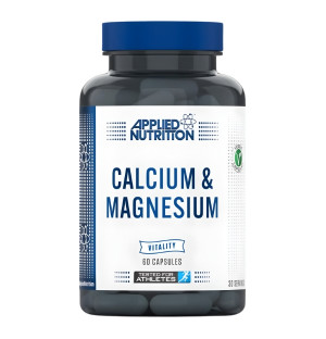 Applied Nutrition Calcium & Magnesium capsules, 60 capsules – calcium and magnesium supplement, bone and muscle support