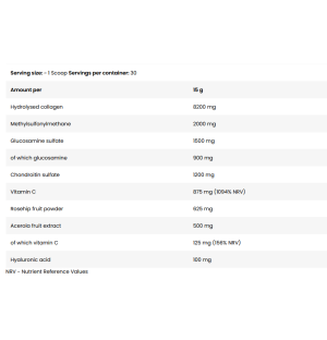 Zusammensetzung LEVRONE Joint Support 495 g Cherry