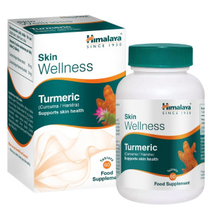 Himalaya Turmeric Skin Wellness 60 tablets – Curcuma longa turmeric, dietary supplement supporting skin health