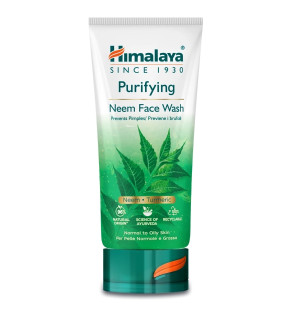 Himalaya Purifying Neem Face Wash 15 ml – żel do mycia twarzy z neem i kurkumą, oczyszczanie skóry normalnej i tłustej, Ayurveda