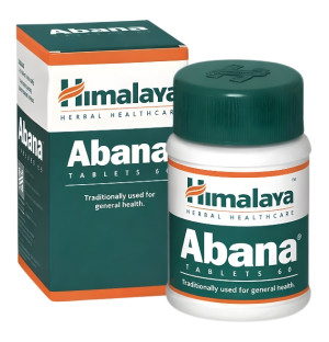 Himalaya Abana tablets, 60 pcs., Ayurvedic supplement for heart and cholesterol, product packaging