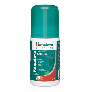 Himalaya Rumalaya Roll-On 60 ml, liniment for muscle and joint pain, Ayurvedic roll-on preparation