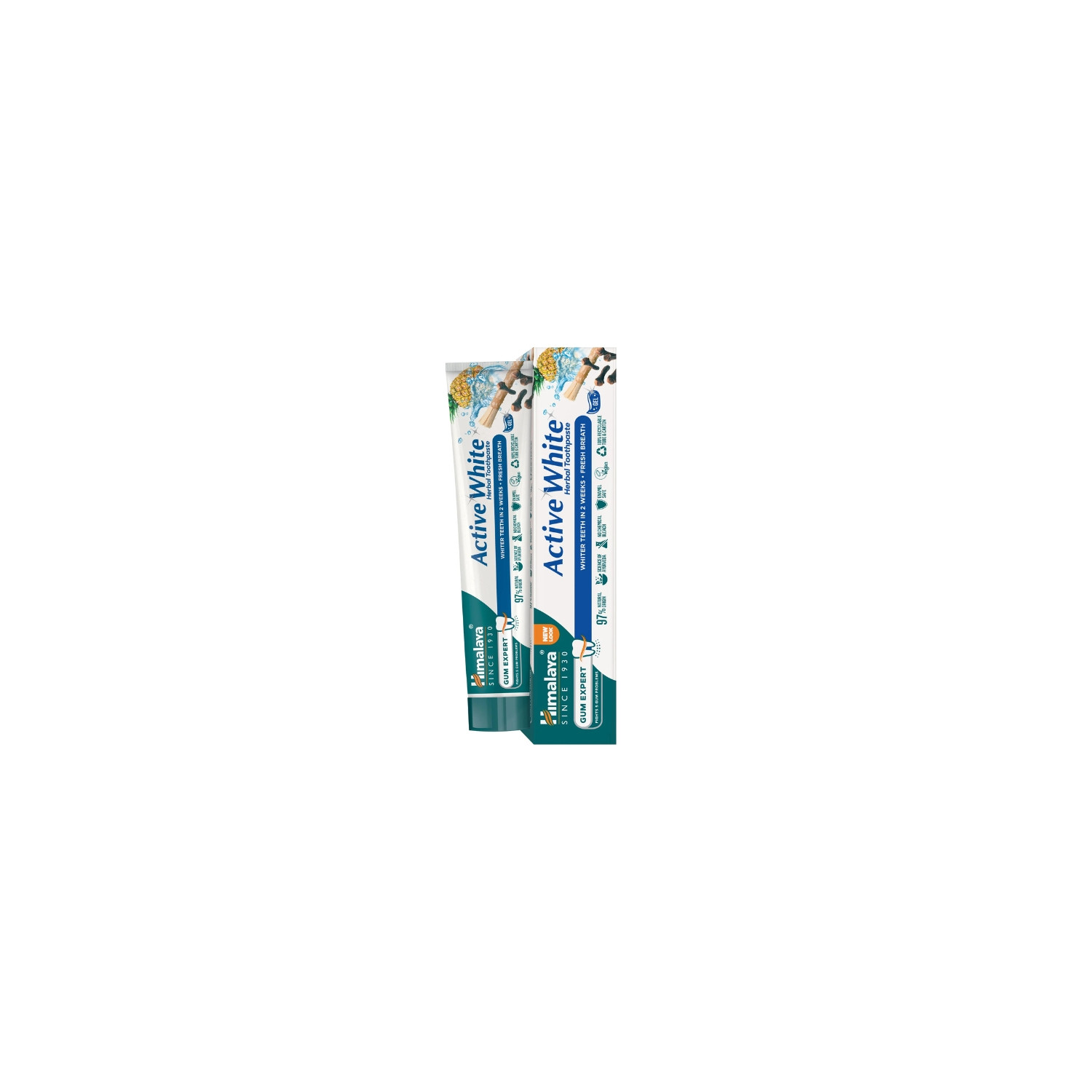 Himalaya Active White Gum Expert Fresh Gel 75 ml, whitening toothpaste, gum protection