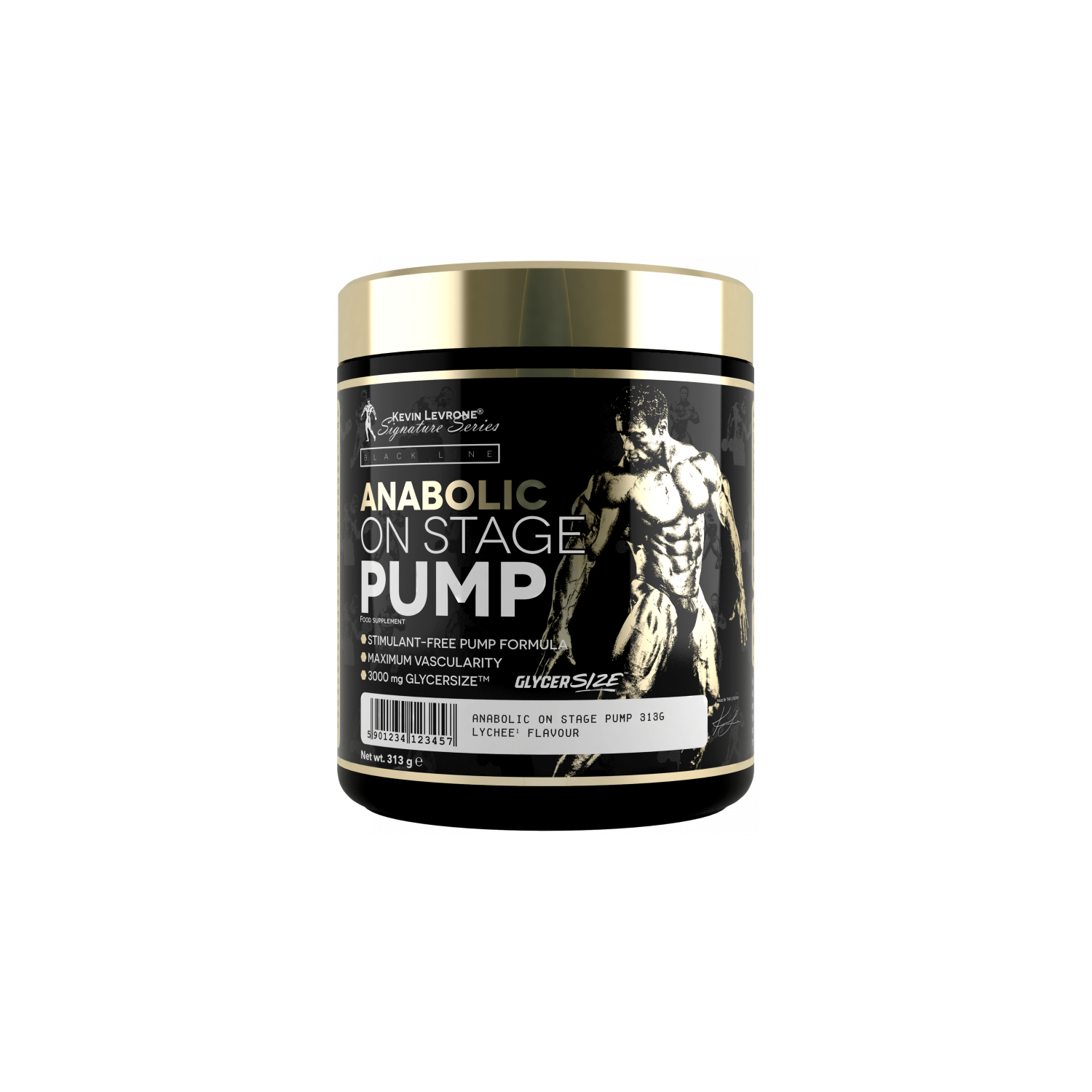 Product composition LEVRONE Anabolic On Stage Pump 313 g Lychee