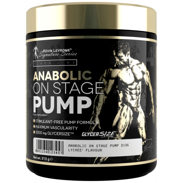 Skład produktu LEVRONE Anabolic On Stage Pump 313 g Liczi