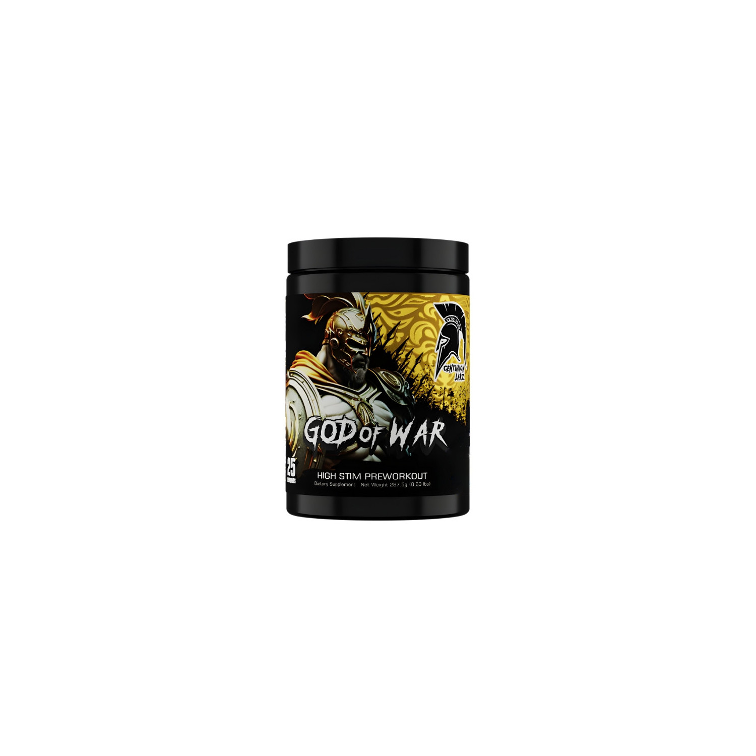 Centurion Labz God of War Blue Candy Slush – starkes Pre-Workout-Supplement mit Koffein, DMAE und Beta-Alanin