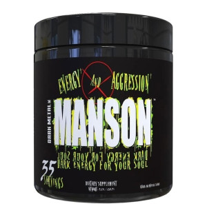 Insane Labz Manson przedtreningówka 261 g, pre workout na energię i koncentrację