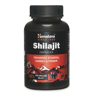 Himalaya Shilajit capsules, 60 capsules, pure Himalayan shilajit, supports energy and stamina