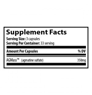 Product composition Submission Science Agma Punch 100 caps.