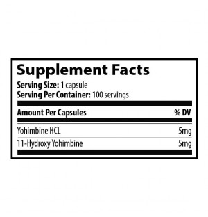 Skład produktu Submission Science Double Yohimbine 10 mg 100 kaps.