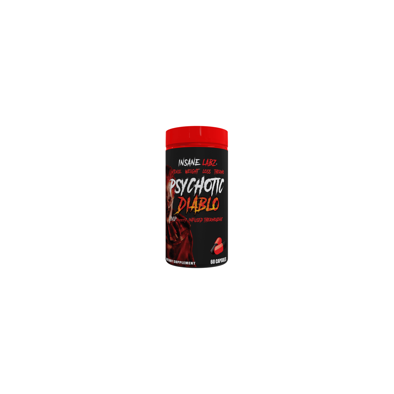 INSANE LABZ PSYCHOTIC DIABLO THERMOGENIC 60 caps.