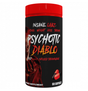 INSANE LABZ PSYCHOTIC DIABLO THERMOGENIC 60 caps.