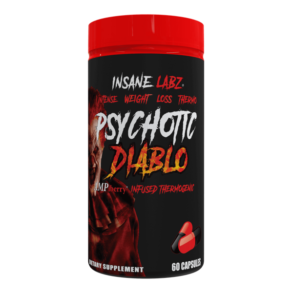 INSANE LABZ PSYCHOTIC DIABLO THERMOGENIC 60 caps.