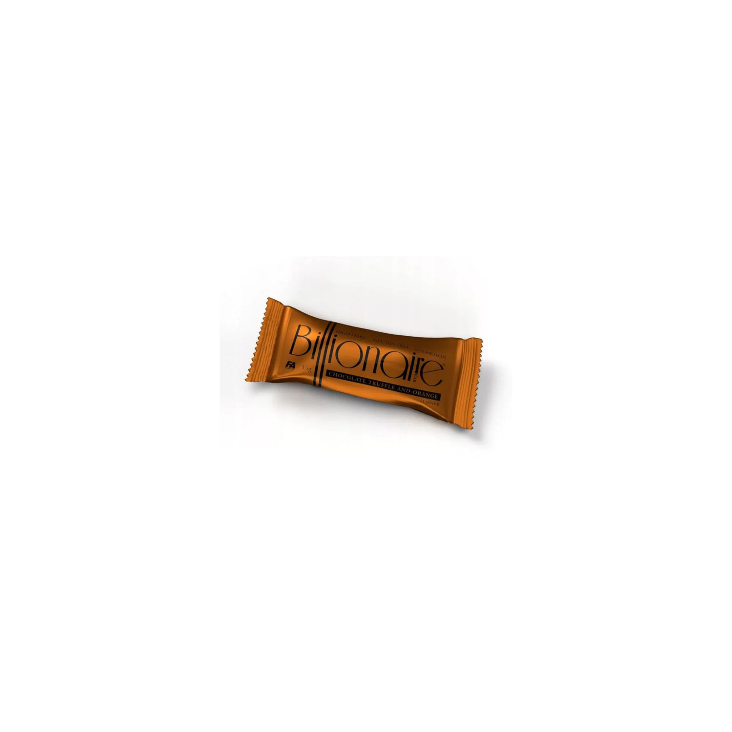 BILLIONAIRE BAR Proteinowy baton o smaku pomarańczowym z gorzką czekoladą. Zawiera substancję słodzącą
