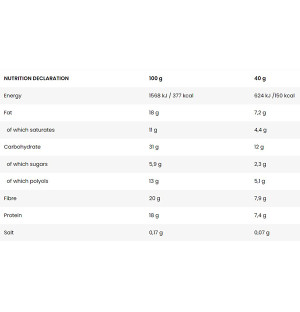 Product composition BILLIONAIRE BAR Protein bar flavored with milk chocolate and expanded rice. Contains sweeteners